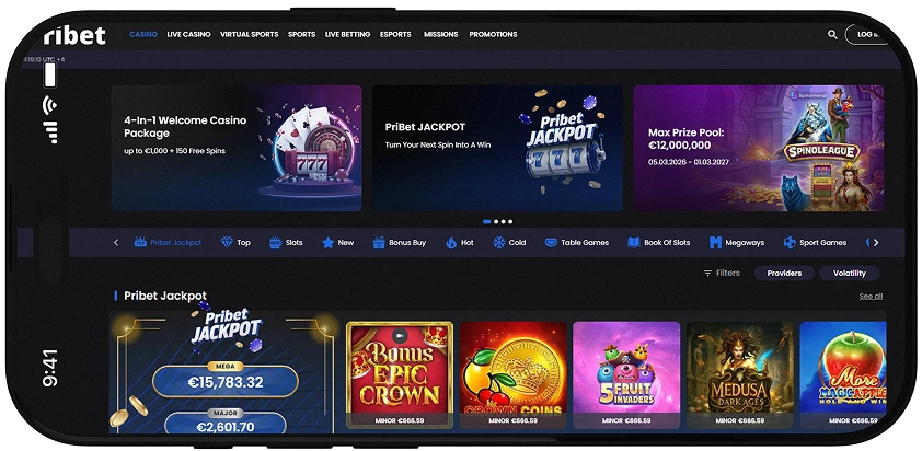 Pribet Casino Mobile